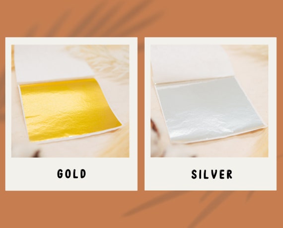500/300/100 Sheets Gold Leaf Foil Sheet Gold Foils for Art Crafts