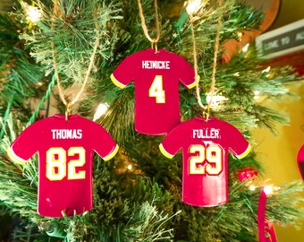 Décorations Washington Jersey, Heinicke, Fuller, Maillots Thomas, Décoration De Noël, Noël Des Commandants De Washington