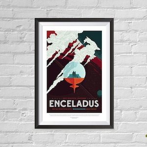 Carteles de turismo espacial de la Nasa - Arte de pared para el hogar, oficina, escuela, muro del aula - Marte - Visitar los sitios históricos - Múltiples tours disponibles