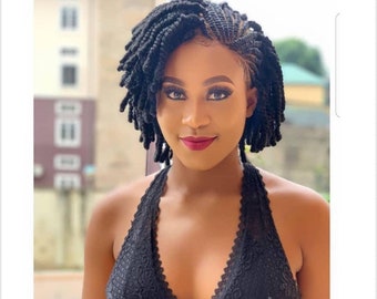 Cornrow Wig Etsy