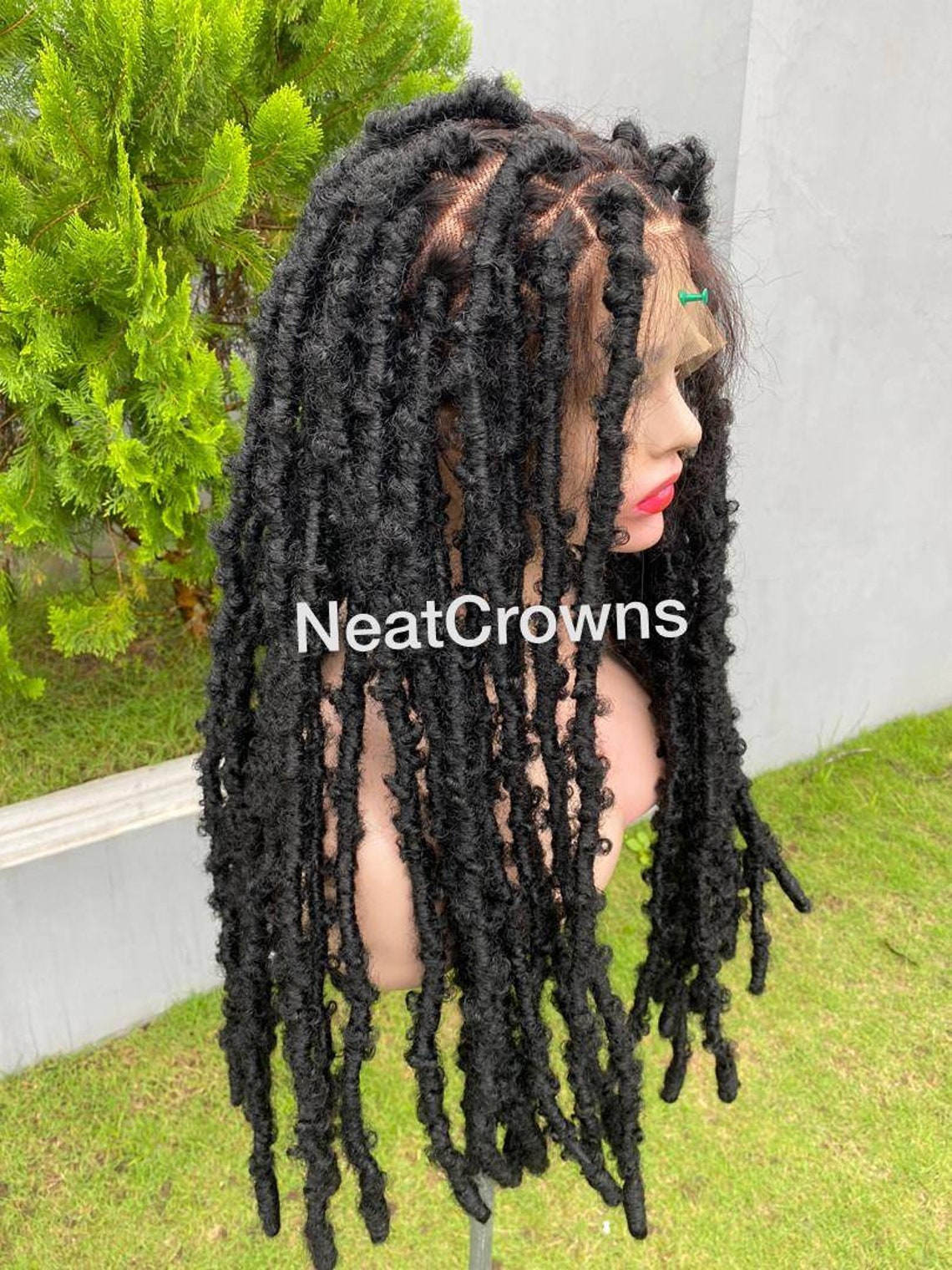 Butterfly Locs Distressed Faux Locs Dreadlocks Wig Rastalocs Etsy UK