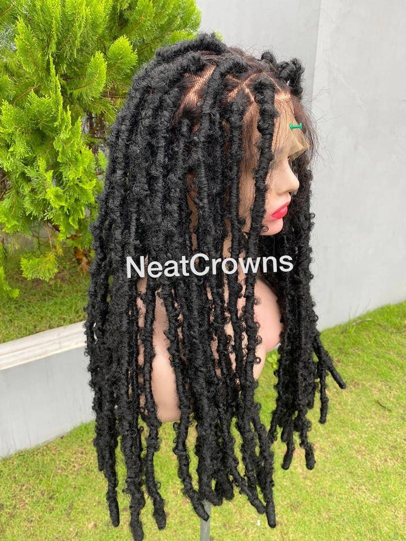 Butterfly locs distressed faux locs dreadlocks wig