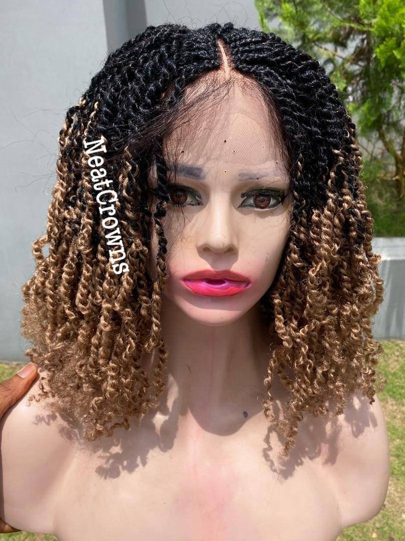 Spring twists kinky twists passion Cornrow wigs cornrows wig Etsy