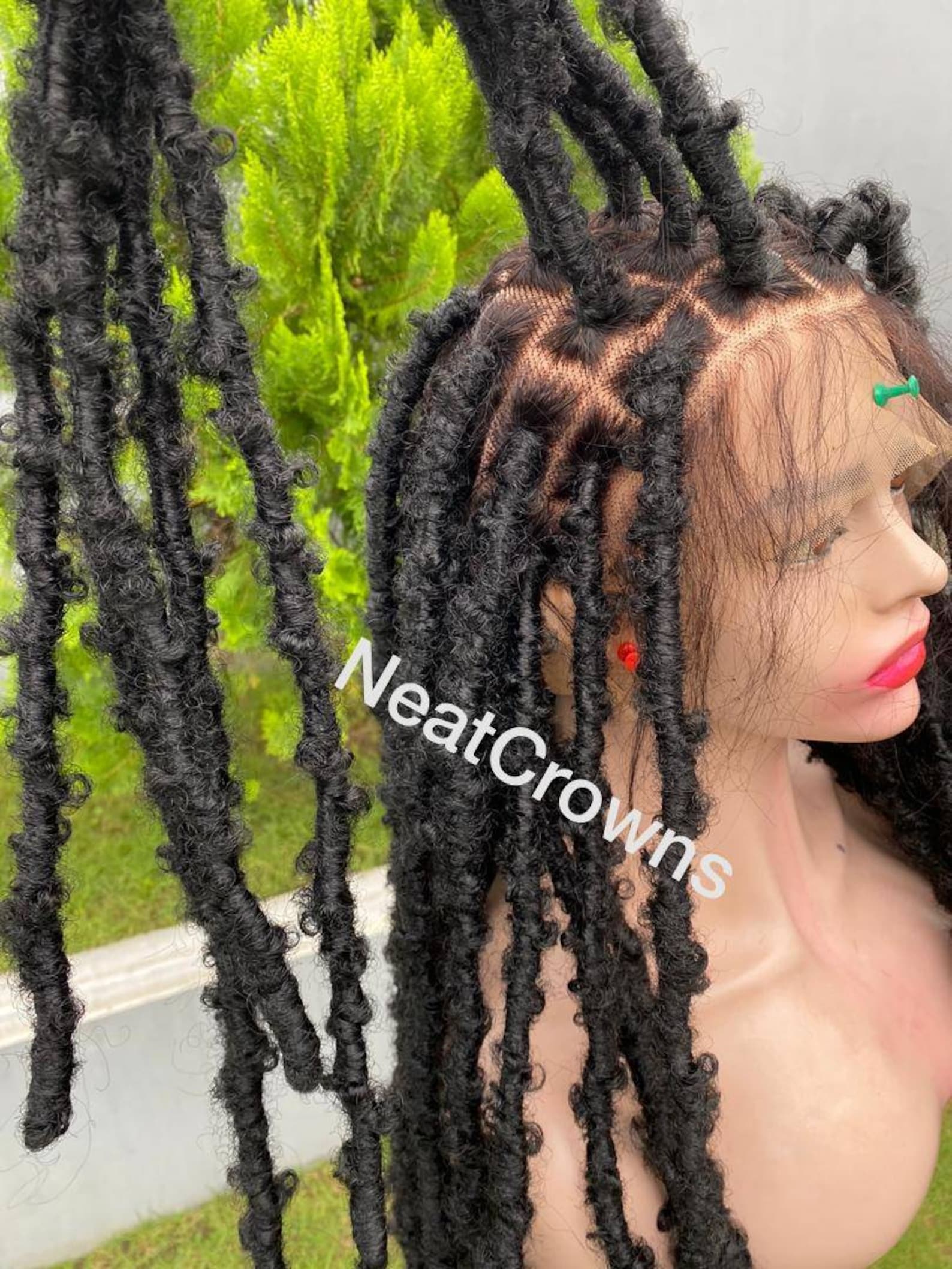 Butterfly Locs Distressed Faux Locs Dreadlocks Wig Rastalocs Etsy UK