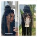 DeArra locs wig butterfly distressed faux loc dreadlocks wig cornrow wigs braided wig box braids wig knotless braids passion twists ponytail 