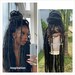 DeArra locs wig butterfly distressed faux loc dreadlocks wig cornrow wigs braided wig box braids wig knotless braids passion twists ponytail 