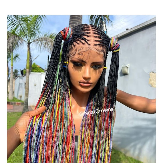 The NEVER BEFORE SEEN Kaleidoscopic Micro Knotless Braids  display picture 3