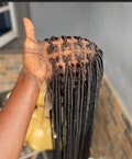 Ready to ship braided wigs knotless braid for black women cornrows wig cornrow wigs Bob box braids faux locs dreadlocks Senegalese twists product logo