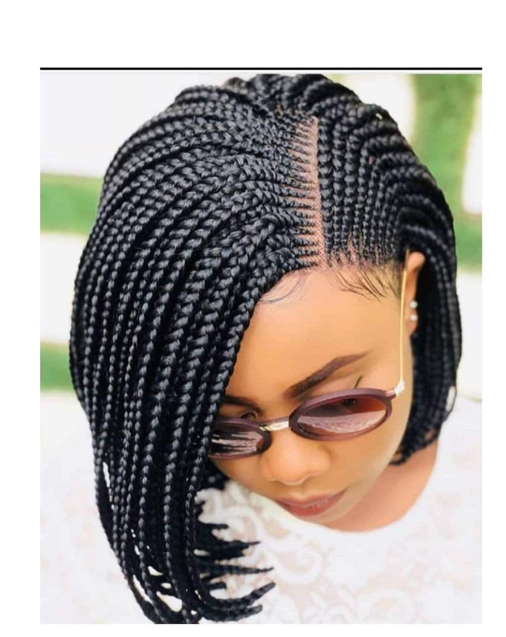 Side cornrow braids discount