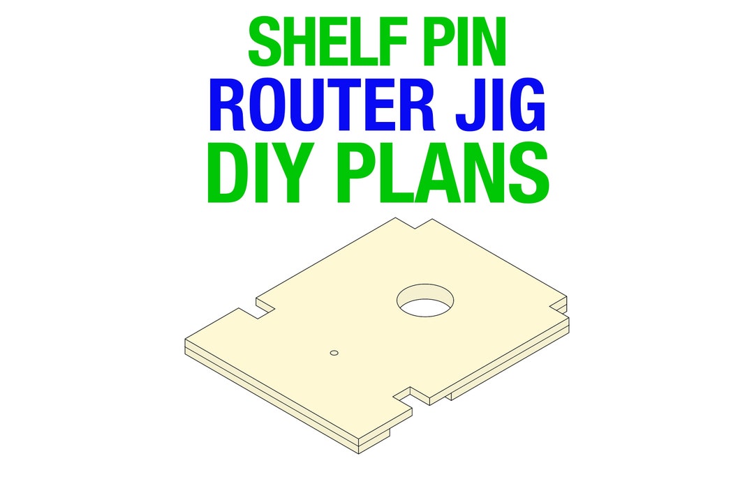 DIY Shelf Pin Router Jig Plans Etsy Australia