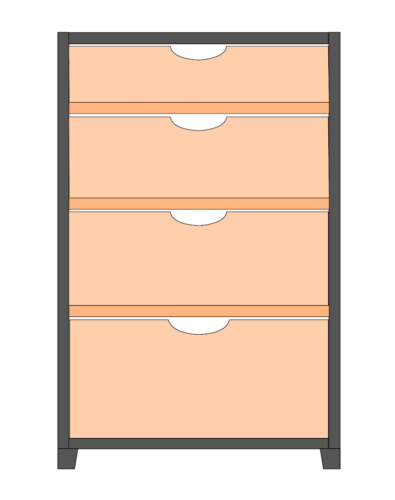 Plans for Underbench With Birch Ply Drawers Etsy UK