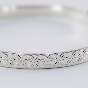 Atomic Energy Silver Bangle - Made in New England