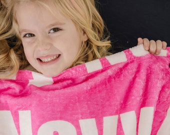 Personalized Fleece Blanket