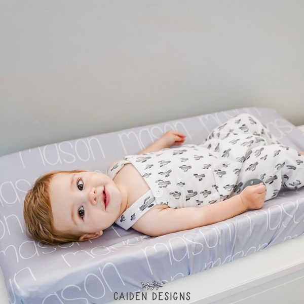 Personalized Changing Pad Cover