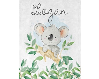Koala Baby Blanket Etsy