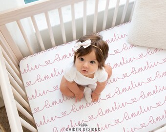 crib sheets with name