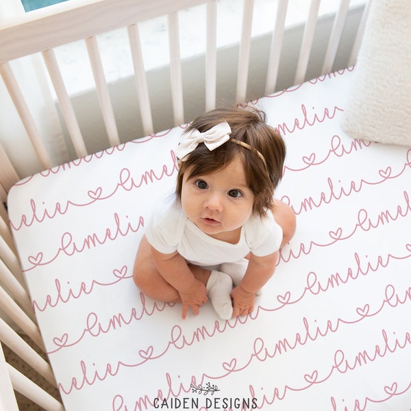 Fitted Crib Sheet Etsy