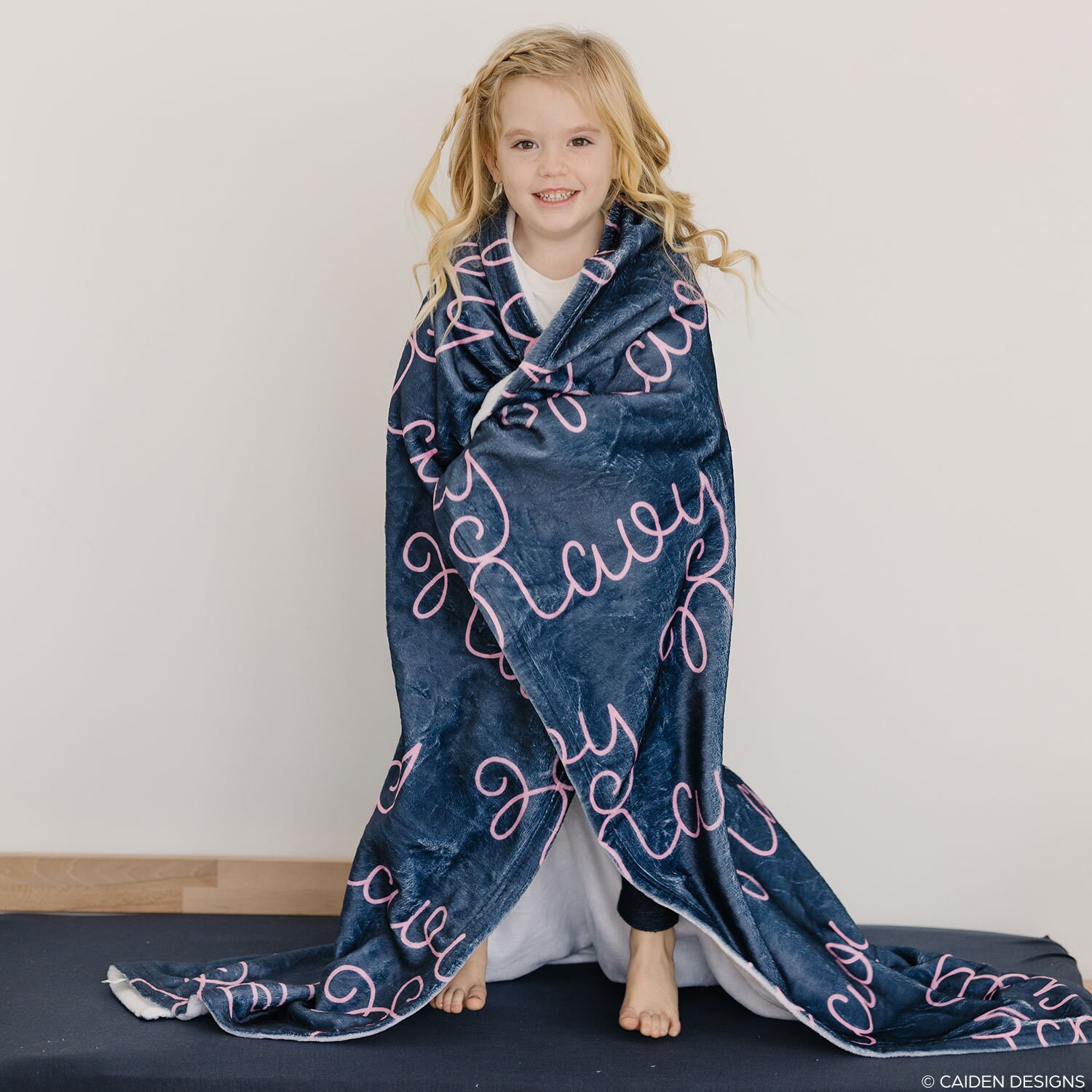 Pretty Personalized Blanket for Kids Personalized Blanket Etsy