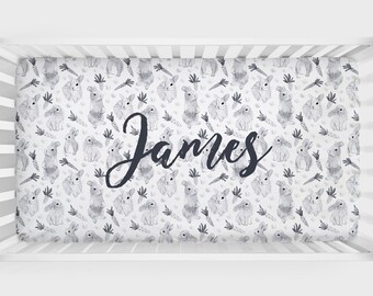 personalized mini crib sheets