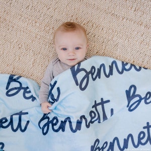 Baby Name Blanket