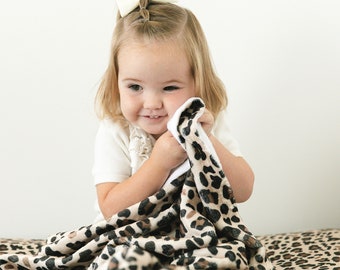 Leopard Print Blanket - Baby Blanket
