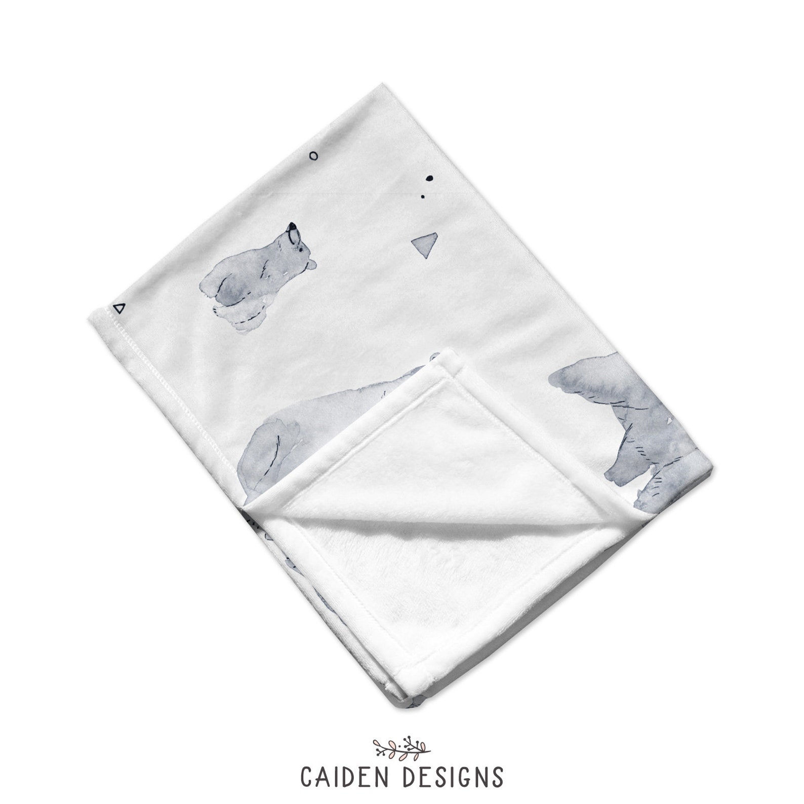 Polar Bear Blanket Baby Blanket Blanket for Kids and Etsy