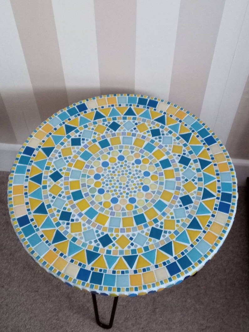 Unique Hand Crafted Mosaic Coffee Tables, You Pick the Colour Palette ...
