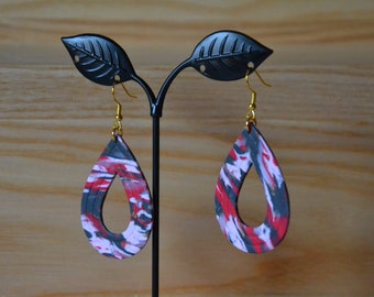 Boucles d'oreilles polymère