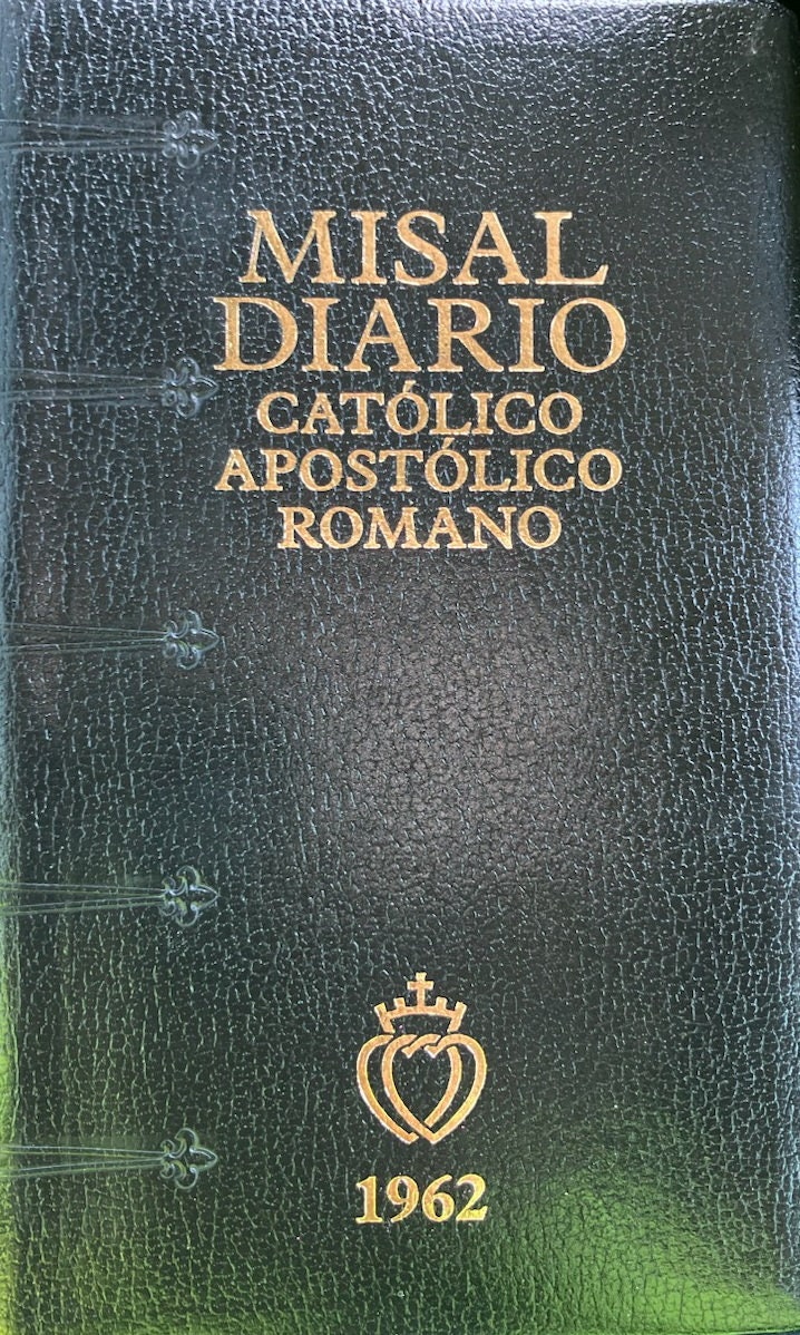 Negro Espanol Latin Misal Diario Catolico Apostolico Romano Etsy