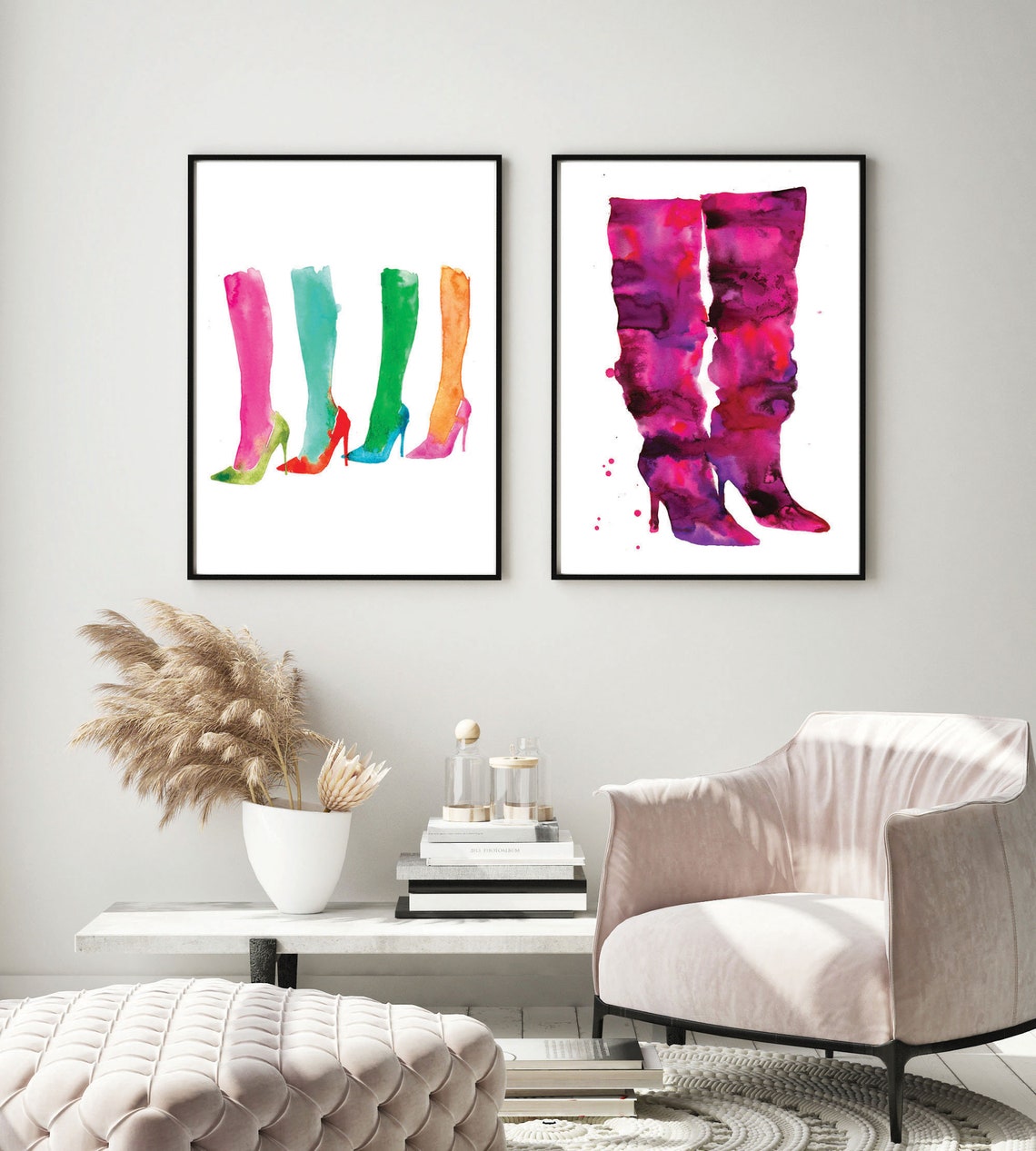 Fashion Wall Art Fashion Print Wall Art Fashion Etsy