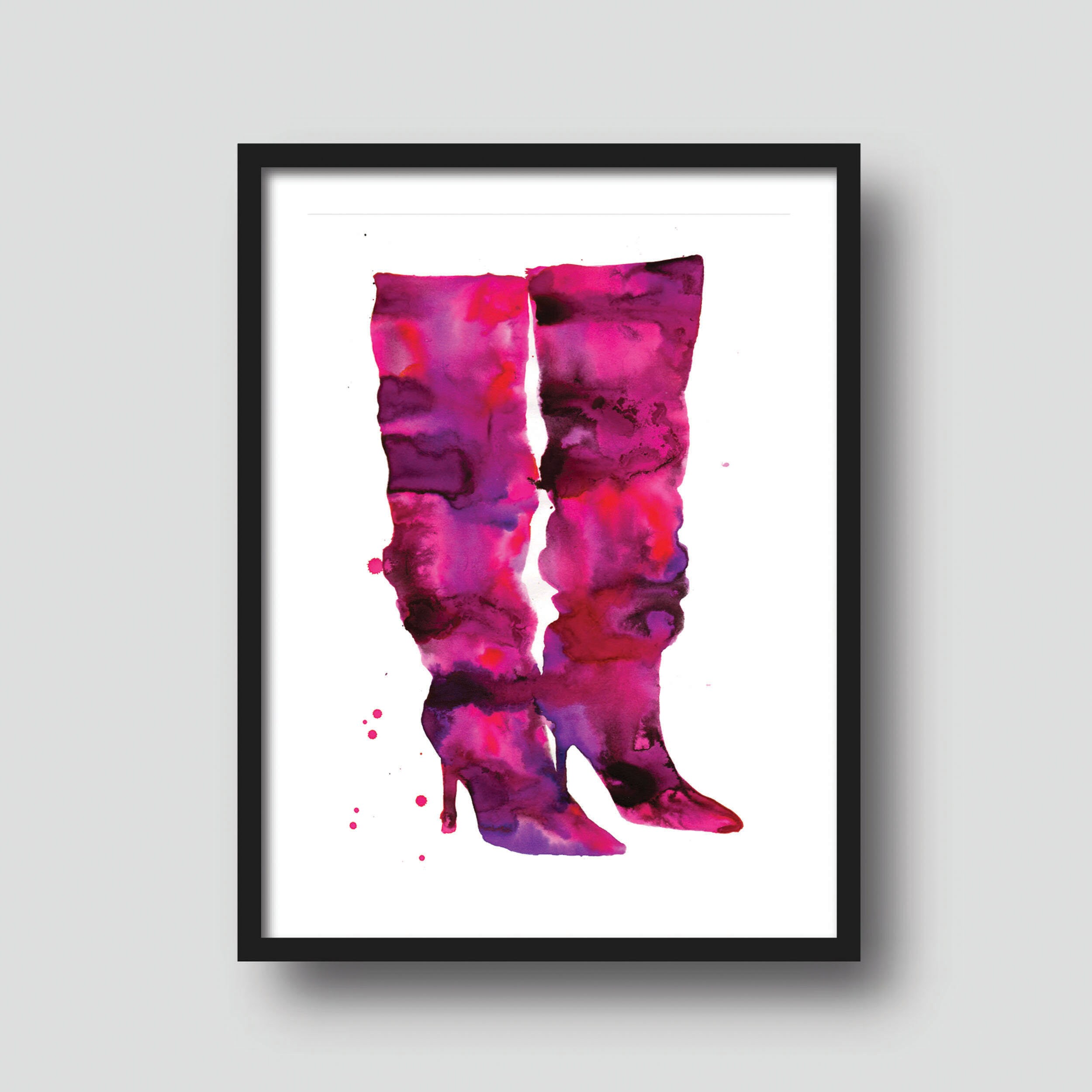 Fashion Wall Art Fashion Print Wall Art Fashion Etsy
