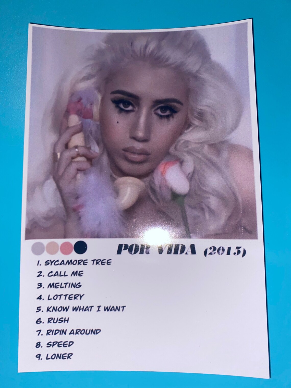 Kali Uchis Album Cards 4x6 Card Prints Isolation Album Etsy