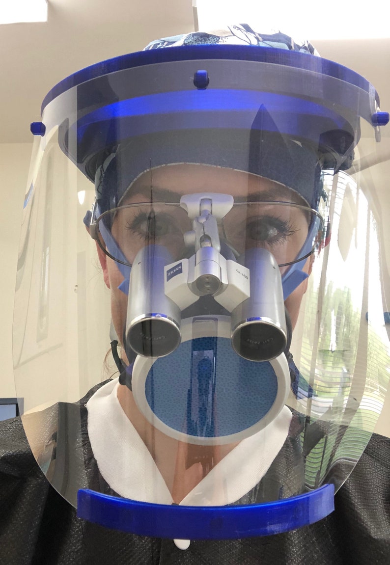 PPE Face Shield Loupes Clearance Aerosol Top Shield Eye Etsy