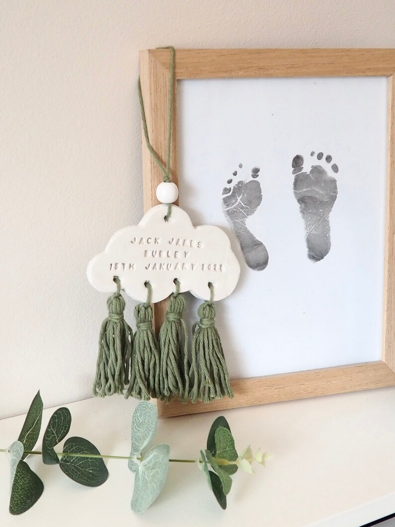 Personalised Baby Gift Baby Keepsake Nursery Wall Hanging Etsy Canada