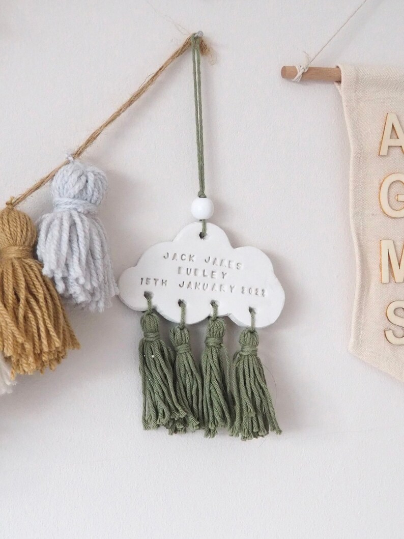 Personalised Baby Gift Baby Keepsake Nursery Wall Hanging Etsy Canada