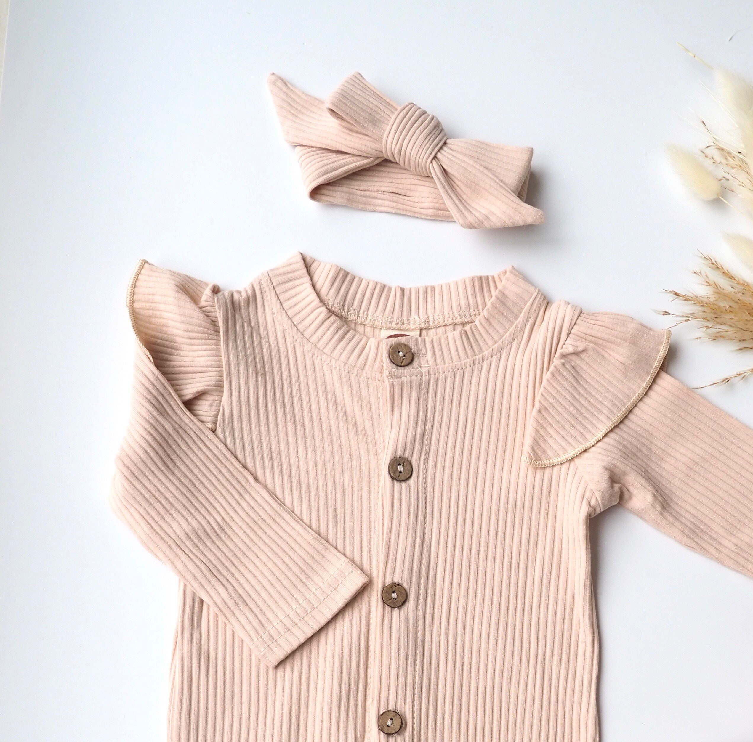 Baby girl bodysuit babygrow frill baby grow frill baby Etsy