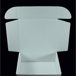 LF1 Recycled White Card Box, 9,5x9x3,15in (24x23x8cm), Gift Packaging Boxe; White Card Boxe for DIY; Packaging Boxe.