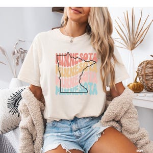Camiseta Orgullo del Medio Oeste / Camiseta de Minnesota / Camiseta del Estado de Minnesota / Camiseta del Estado de Origen / Regalo para Minnesotanos / Camisetas del Estado de Origen / Regalos de Minnesota