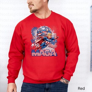 Trump 4th of July Shirt| Maga Sweatshirt| Trump Maga Shirt| Trump USA Flag| Trump Maga 45-47|  Maga T-shirt| Trump Flag| 4th of July Trump