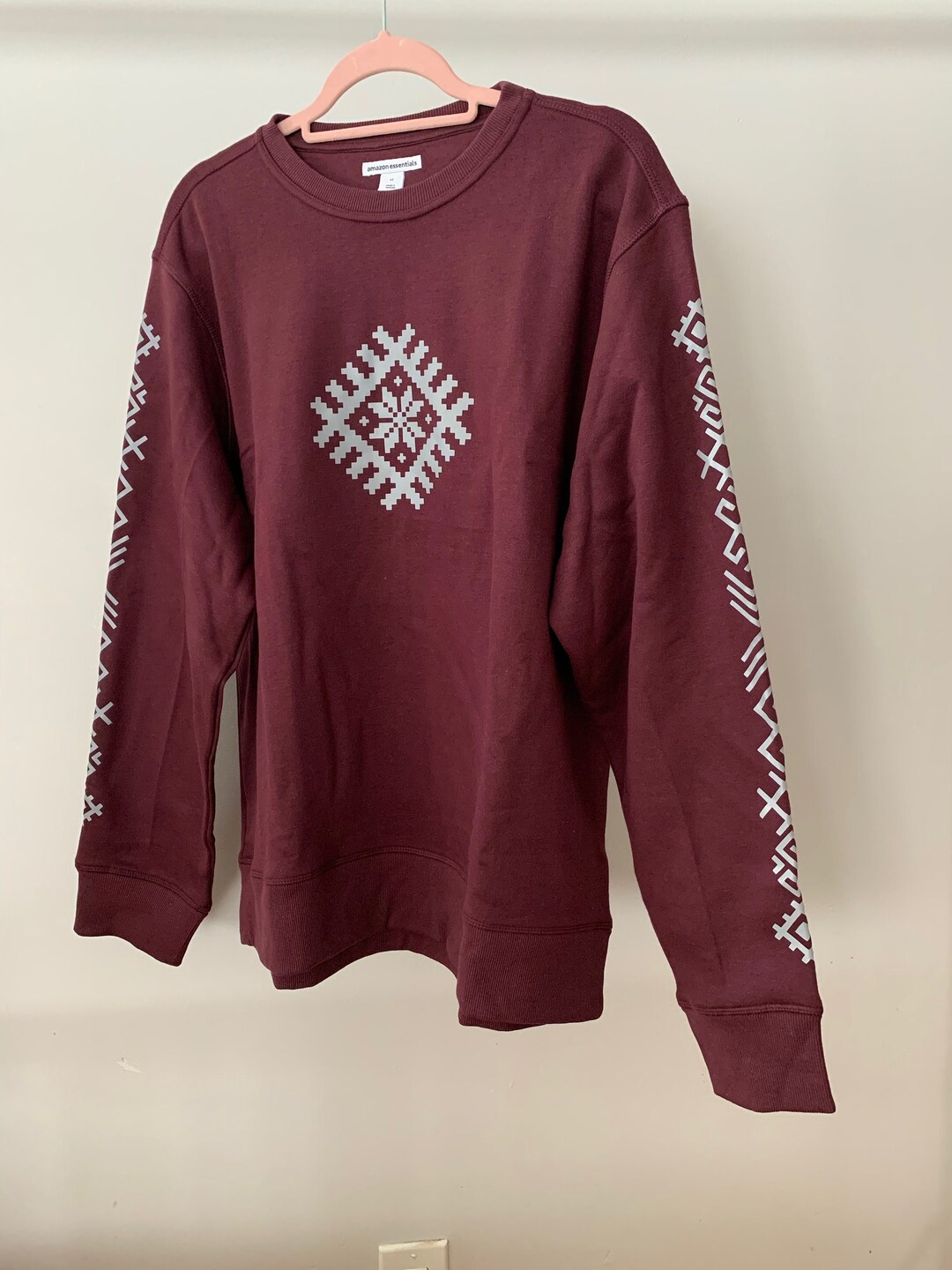 Sweatshirt With Latvian Ethnic Symbols - Etsy