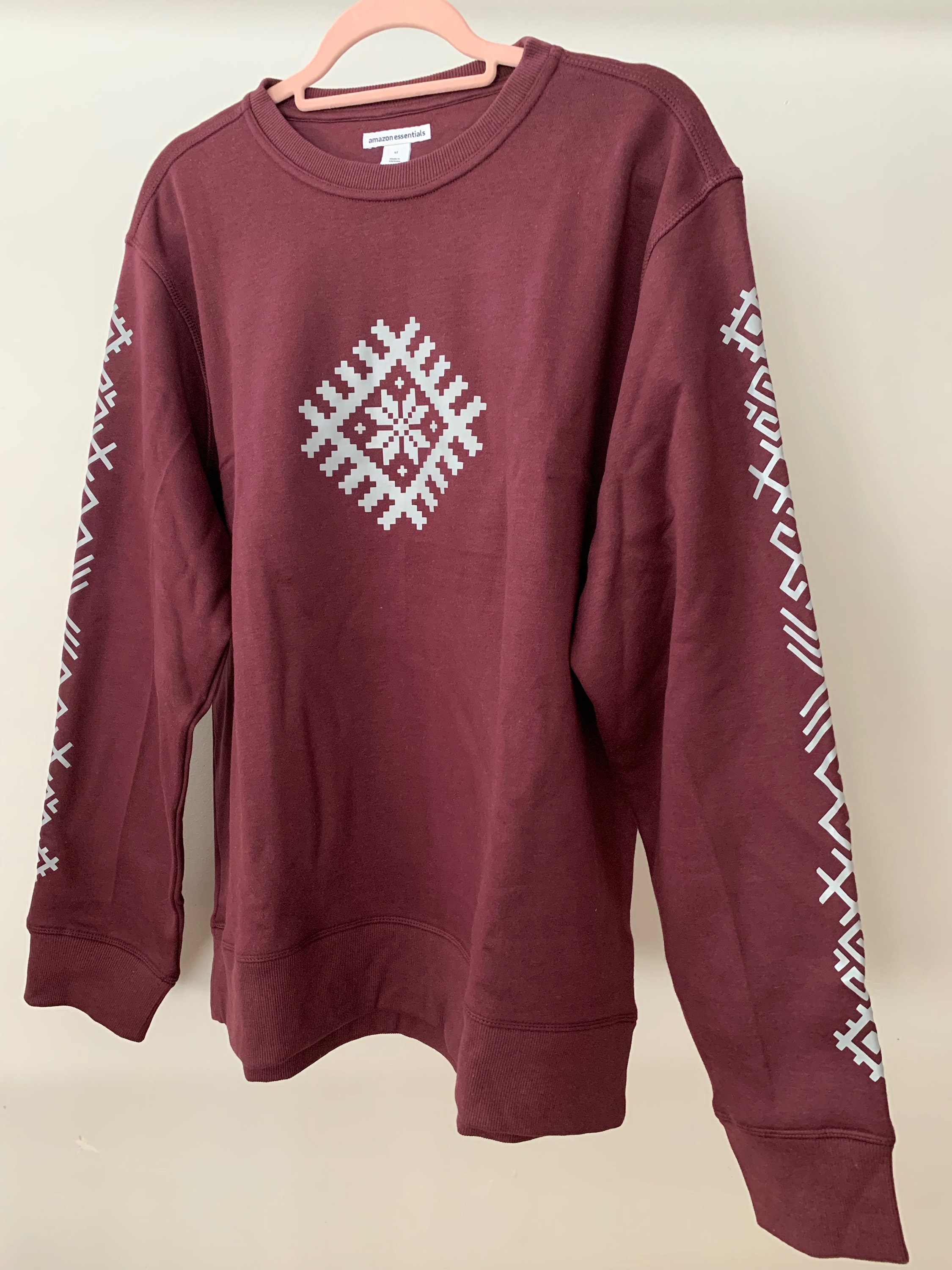 Sweatshirt With Latvian Ethnic Symbols - Etsy