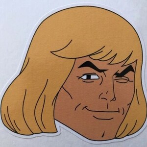He-Man 4X4 Full Color Die-Cut Vinyl Decal Sticker Water/Weather proof MOTU Masters Of The Universe