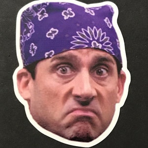 Prison Mike 4x3.5&quot; full color die-cut vinyl decal water / weather proof. perfect for your car The Office