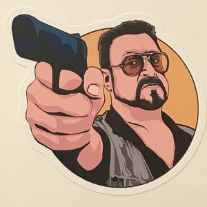 The Big Lebowski WALTER 4 "Vinyl Aufkleber Aufkleber Wasser / Wetterfest