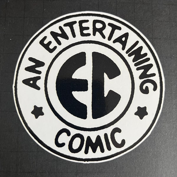 EC COMICS LOGO 4” Die-Cut Vinyl Decal Sticker water / weather resistant Horror tales from the crypt