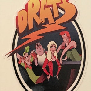 DRATS Band pic 4x3” vinyl decal water / weather resistant Rock and Rule