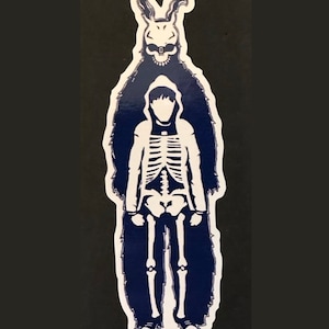 Donnie Darko 5.5x2” vinyl decal water / weather resistant horror sticker