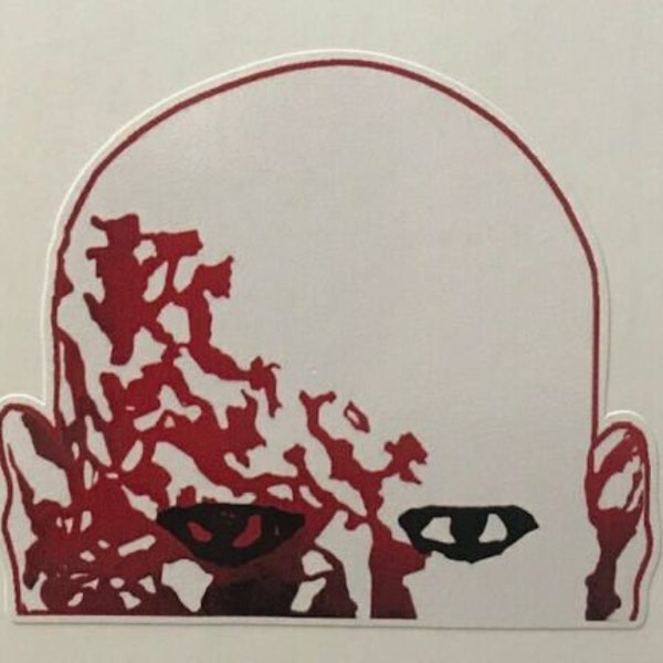 Dawn Of The Dead 4" x 3" Full Color Die-Cut Vinyl Decal Sticker zombie horror