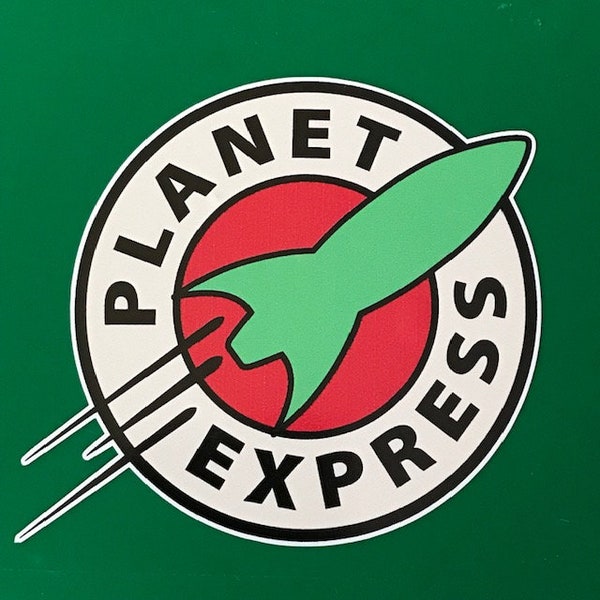 Planet Express 4"x4" vinyl decal/sticker water & weatherproof