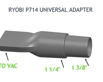 Ryobi P714 Universal Attachments Adapter for the 18V ONE Plus Hand Vacuum Etsy